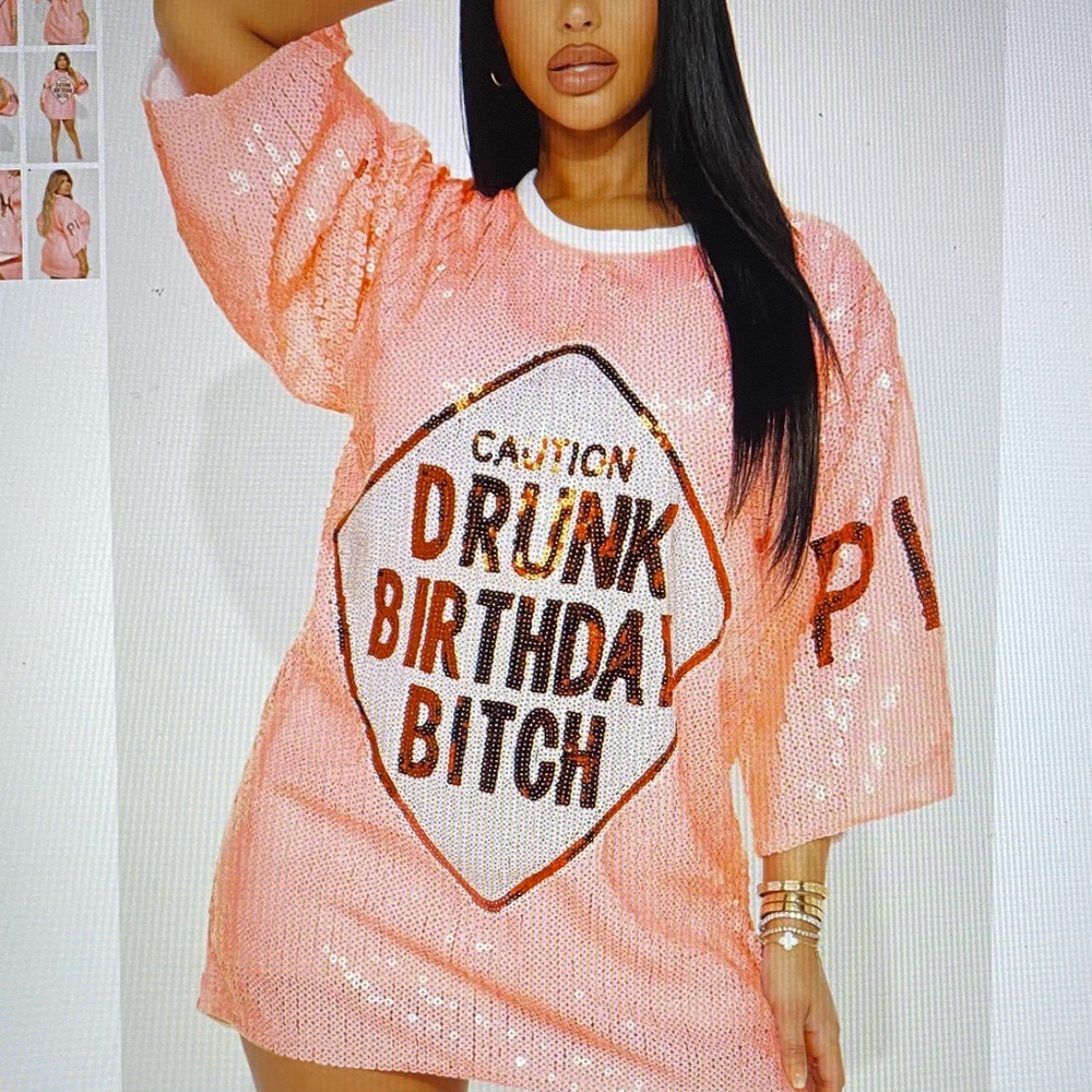 Birthday t-shirt dress